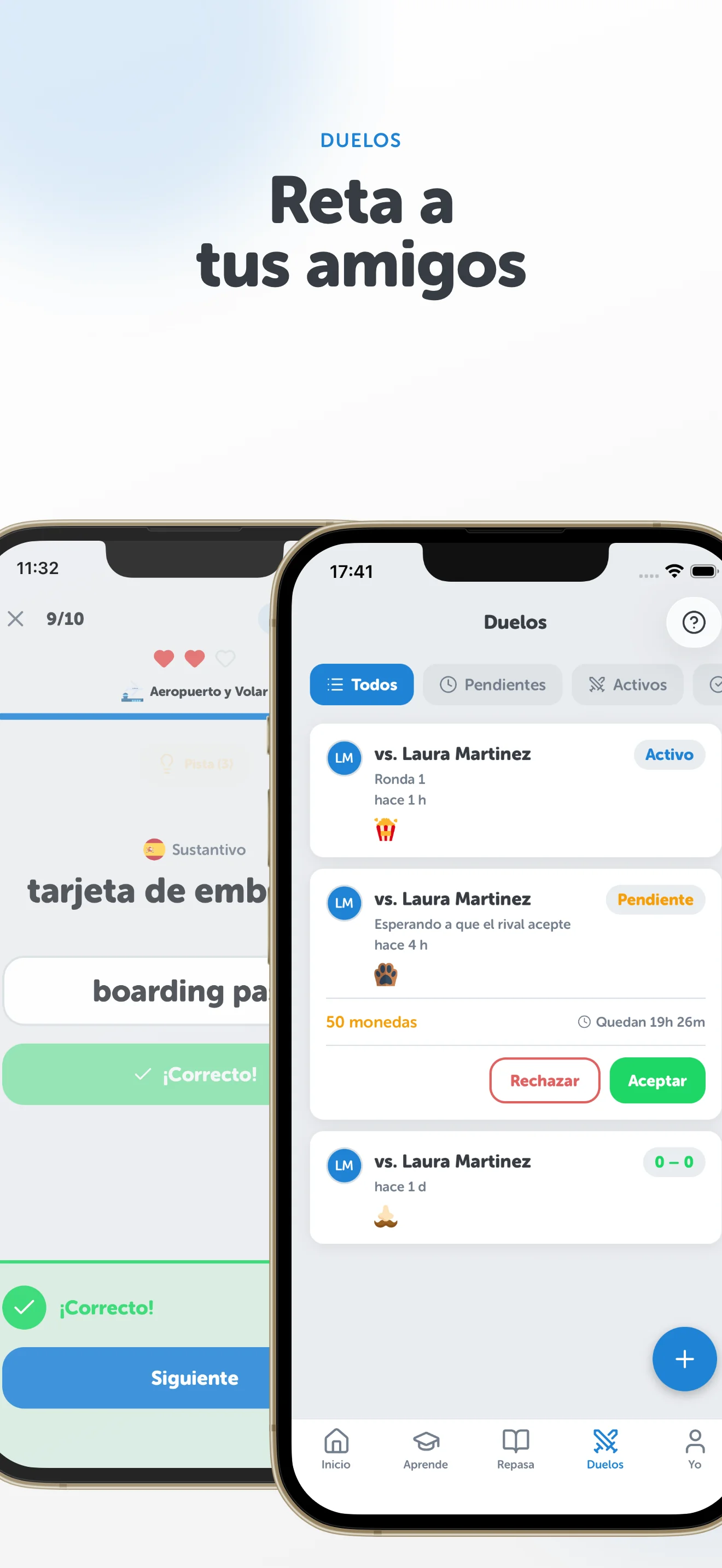 Captura de la app Vocaboola 5
