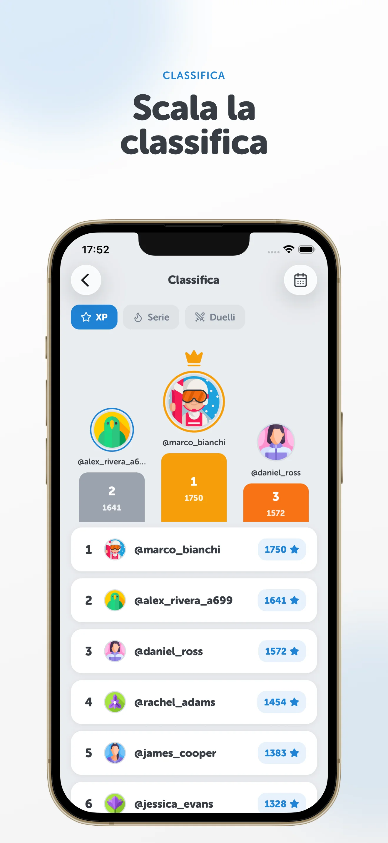 Screenshot dell'app Vocaboola 6