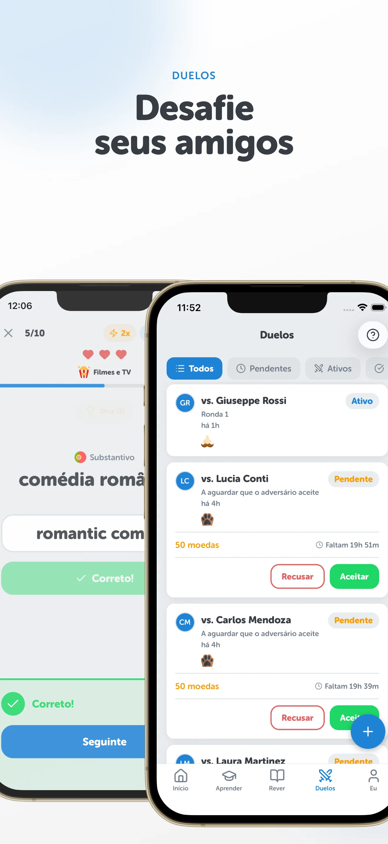 Captura de ecrã da app Vocaboola 5